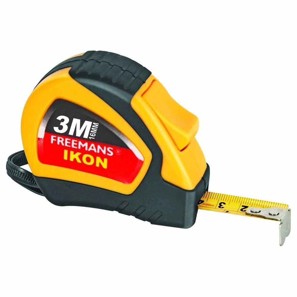 5Pcs FREEMANS 16mm x 3mtr Ikon Measuring Tape Pack of 5