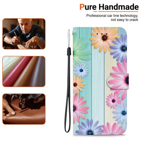 Card Slot Wallet PU Leather Case For Samsung Galaxy S25 S24 Shockproof & Stylish - Picture 134 of 179