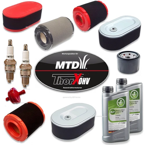 Wartung Service Kit Cub Cadet Zero Turn XZ5 XZ6 L 107 mit  MTD ThorX 679cc 2Zyl.