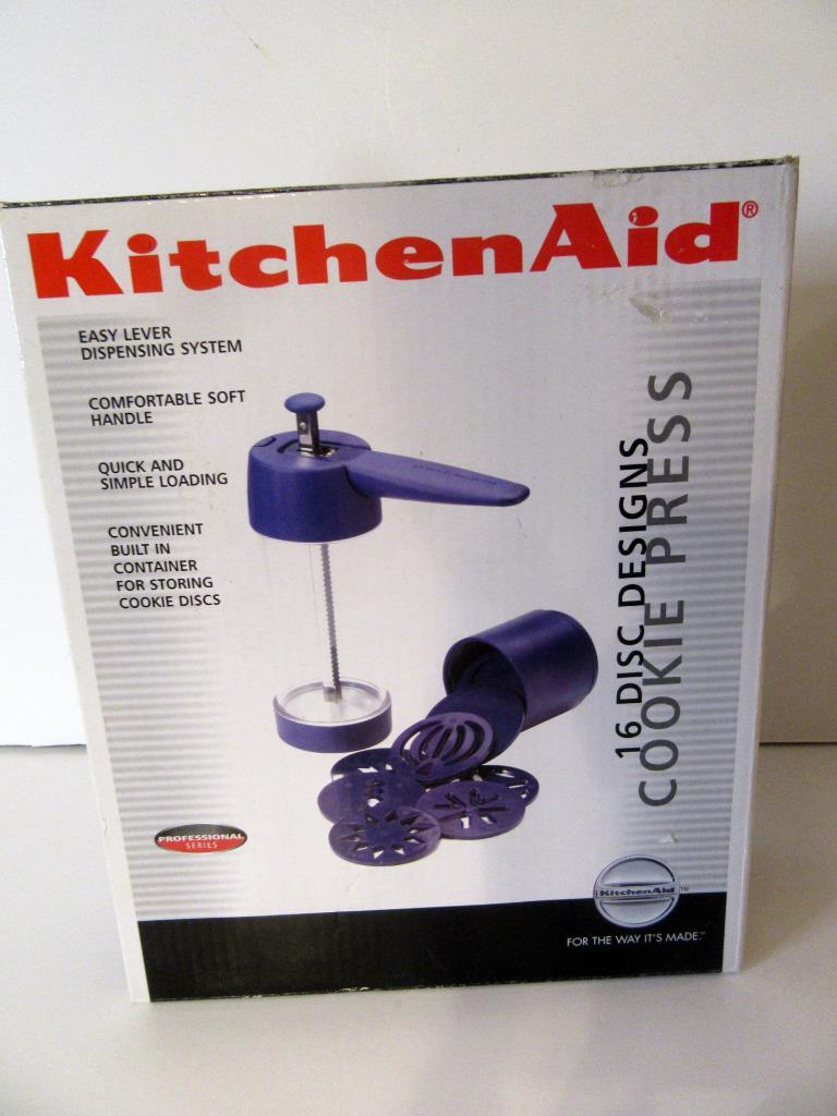 KitchenAid Cookie Press Professional Series 16 Disc Designs in Box