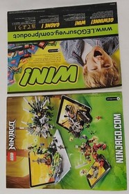 LEGO NINJAGO 9450 INSTRUCTIONS BOOKLETS 1 & 3 ONLY - Missing Booklet 2