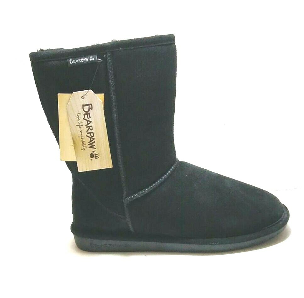 black bearpaw boots size 8
