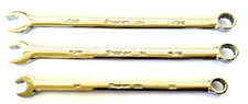 NEW Snap-on™ 3pc 1/4" 5/16" 11/32" Flank Drive PLUS Combo Wrench SOEX8 SOEX10