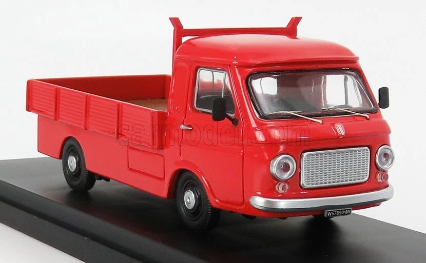 MODELLINO FURGONE STATICO DIECAST FIAT 241 LIGHT PICK-UP 1968 ROSSO SCALA 1/43 - Immagine 4 di 4