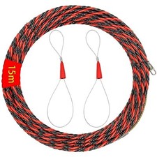 GYSRXS 15m Sonda Passacavi Fish Line Passacavi con 2 Molla di Guida Adatto Sonda