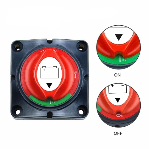 2X Battery Switch Disconnect Isolator Master Power Cut-Off ON/Off For RV ATV Car - Picture 5 of 17