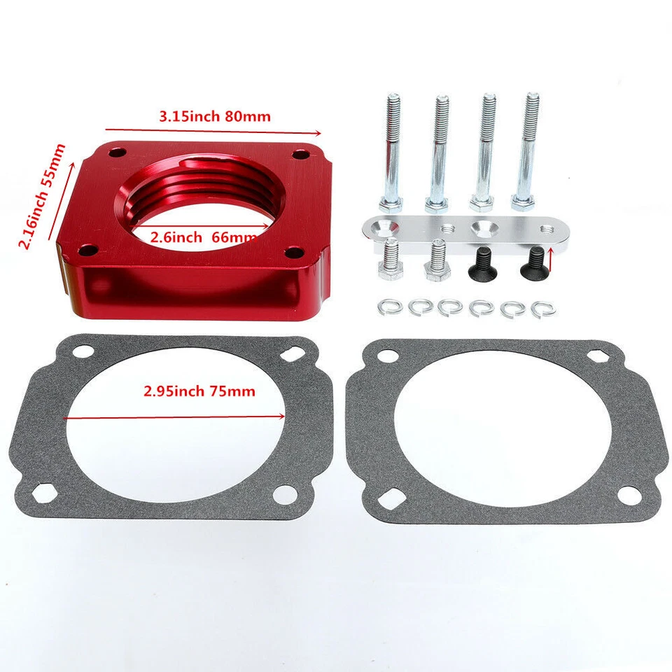 Espaciador de carrocería de acelerador Crown Victoria para Ford 4,6 L 1992-2011 Foto 3 de 4