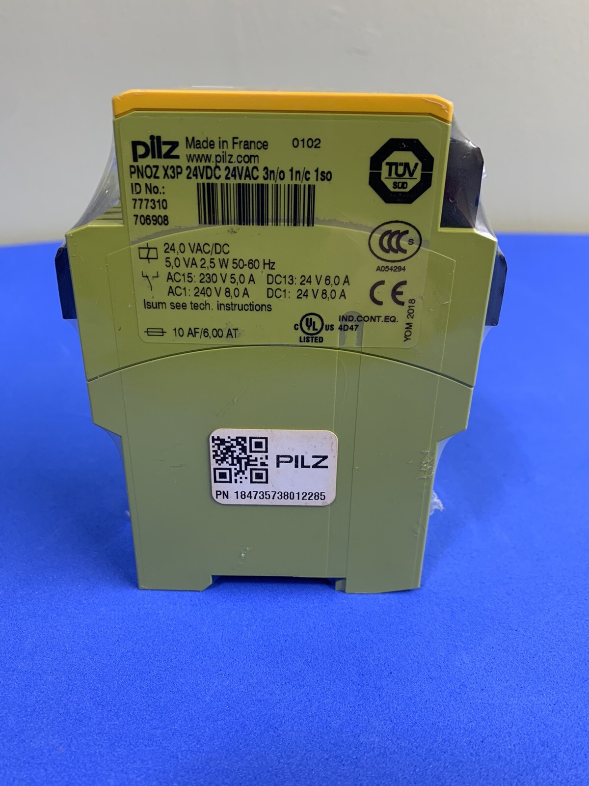 PILZ PNOZ X3P 24VDC 24VAC 3n/o 1n/c 1so Safety Relay 777310 | eBay