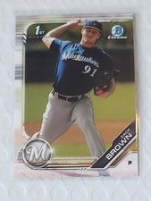 2019 Zack Brown Bowman Chrome Prospects Base #BCP-152  - Milwaukee Brewers