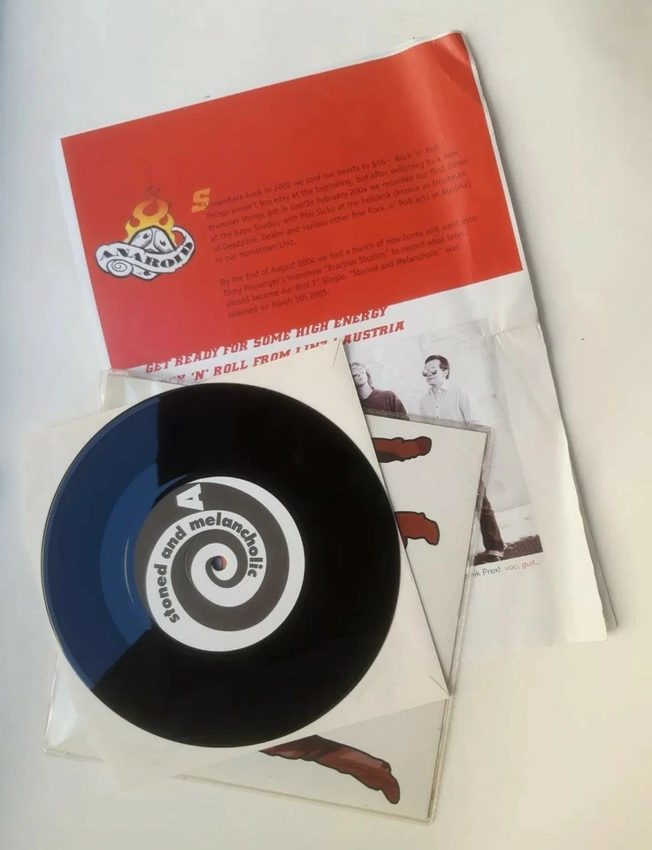 ANAROID Stoned and Melancholic 7" | 2004 Austria Linz High Energy Rock'n'Roll - Bild 3 von 3