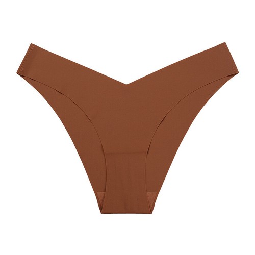Women T-back G-string Thong Underwear Ice Silk Low Waist Seamless Pant Lingerie - Picture 13 of 15