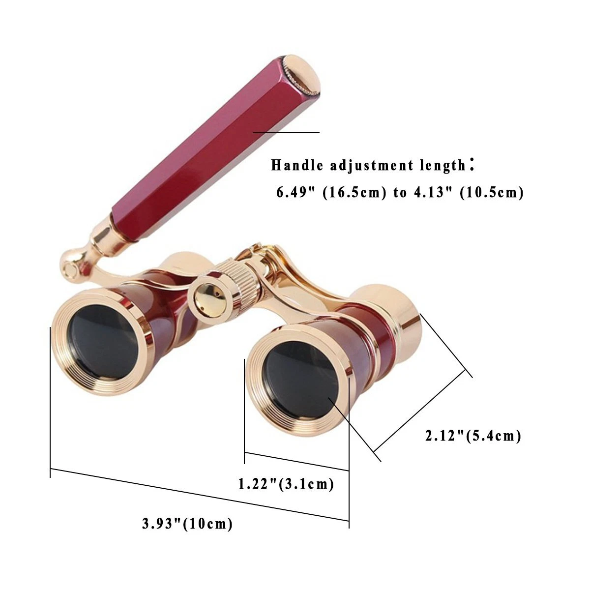 Retro 3X25 Theater Opera Glasses Mini Binocular Glasses Binocular
