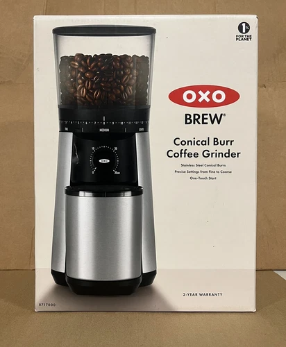 OXO Brew Stainless Steel Conical Burr Coffee Grinder- Please Read*