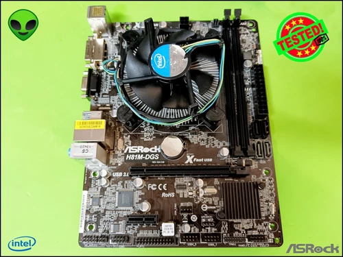 Asrock H81M-DGS R2.0 + Cpu INTEL G3450 3,40ghz SCHEDA MADRE SOCKET 1150