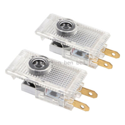 2PCS LED Door Light Puddle Projector Courtesy Ghost Lamp For Mercedes Benz EW210