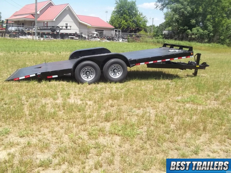 Remolque Hawke 2024 20 ft 15 k nuevo 7 x 20 equipo de inclinación eléctrica remolque Bobcat HD Foto 3 de 4