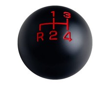 4-speed Shift Knob Weighted Aluminum Reverse Down Left 38-16 4-speed Shift Knob Weighted Aluminum Reverse Down Left 38-16