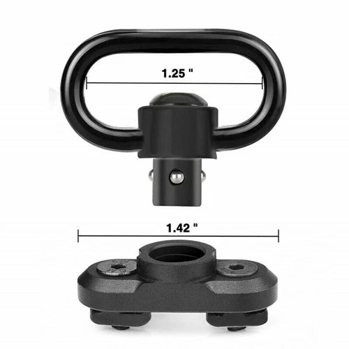 M-LOK QD Sling Mount Swivel with Quick Detach Stud Attachment MLOK Sling Swivels - Picture 14 of 26