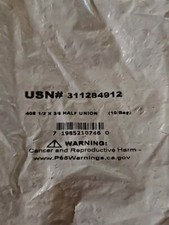 1/2 in. Flare x 3/8 in. Brass Half Union - pack of 10 USN# 311284912