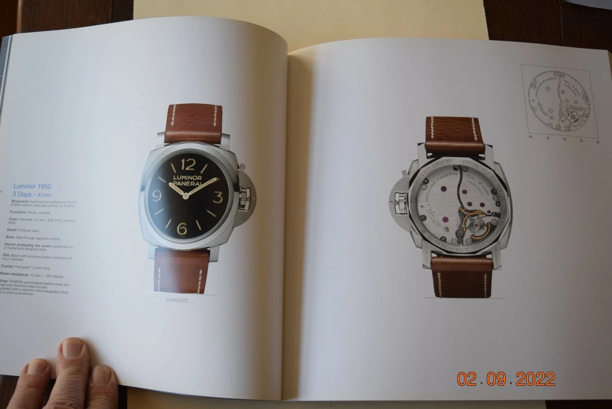 Panerai Laboratorio de Idee Watch Collection Catalog 163 pages eBay