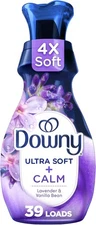 Downy Ultra Soft Fabric Softener Liquid, Calm, Lavender and Vanilla Bean, 26 fl