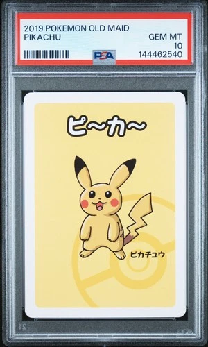 Pikachu "Happy" PSA 10 Gem Mint 2019 Pokemon Old Maid Pokémon TCG