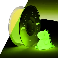 🎁 PLA Glow In The Dark Yellow 3D Filament PLA Luminous 1.75mm 1KG