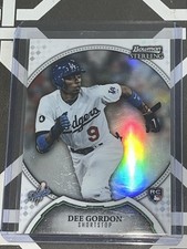 Dee Gordon RC #8 2011 Bowman Sterling Silver Refractor /199 Rookie non auto