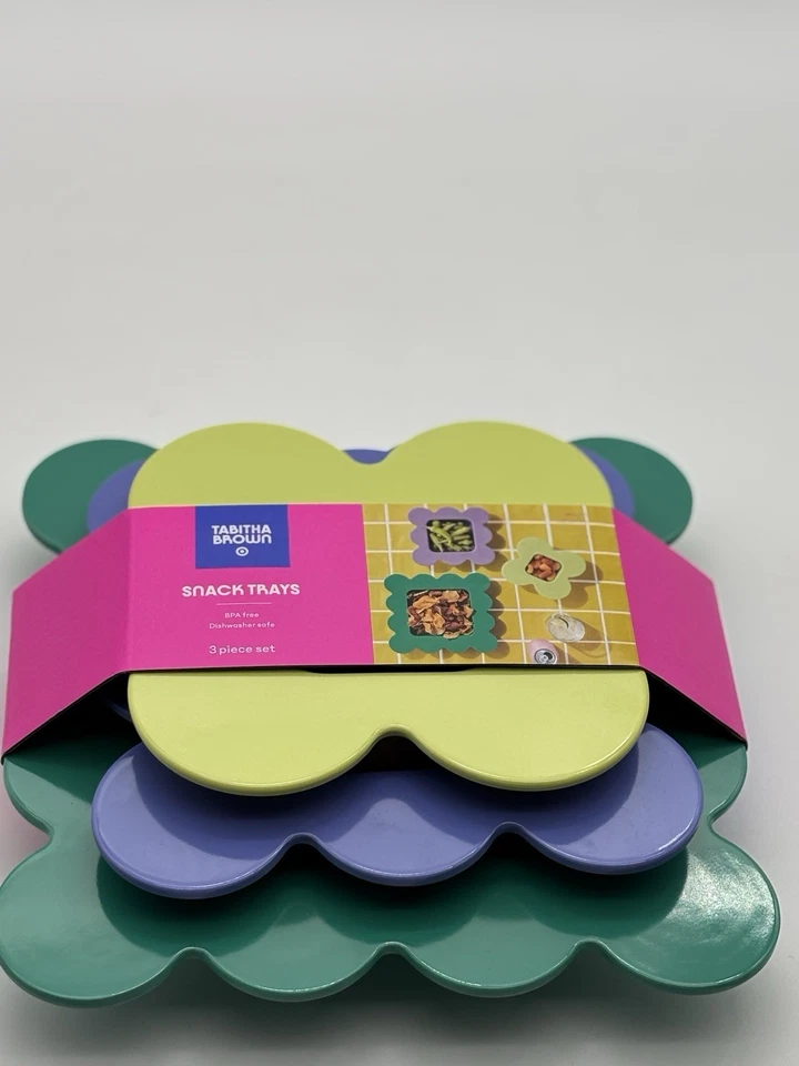 3pc Flower Stacking Snack Tray Set - Tabitha Brown for Target - Image 3 of 4