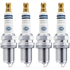 4x HELLA IRIDIUM PRO ZÜNDKERZEN 8EH 188 706-351 passend für 4-ZYLINDER AUDI A1
