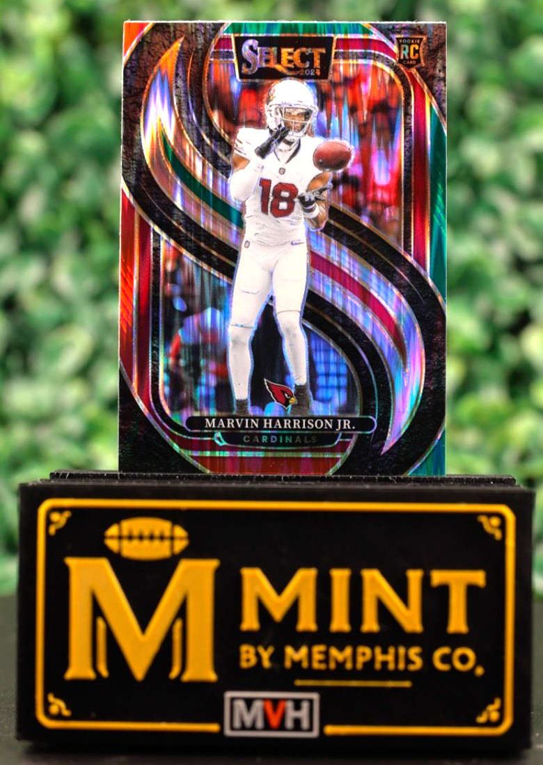 2024 Select Marvin Harrison Jr Premier Level Red & Green Shock #115 RC Cardinals