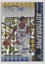 2020 Panini Mosaic Rookie Choice Black Gold Prizm 6/8 Xavier Tillman Auto 0kr0