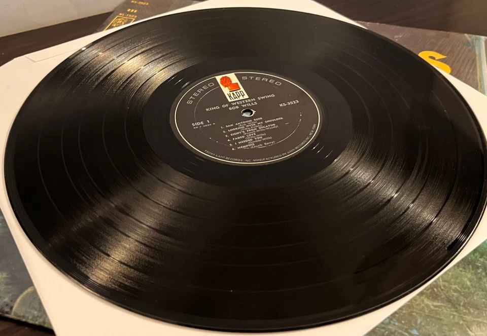 BOB WILLS - King Of Western Swing (1967) - 12" Vinyl Record LP - VG - Image 3 of 3