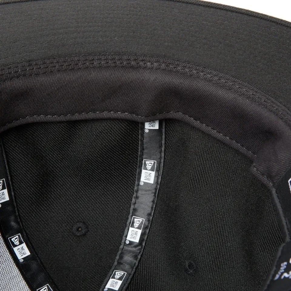 New Era Fitted Long Brim Hat Black 14667675 - Based on the 59FIFTY