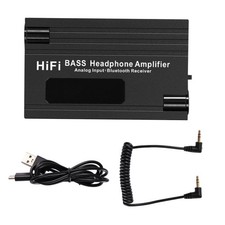 HIFI Headphone Amplifier Stereo Audio 3.5mm AUX 16-600Ω Portable for MP3/MP4/PS4