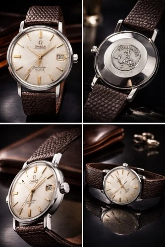 Vintage OMEGA Seamaster De Ville Automatic Date – 1960s – Silver Dial – Swiss