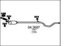 Catalyseurs Peugeot 504