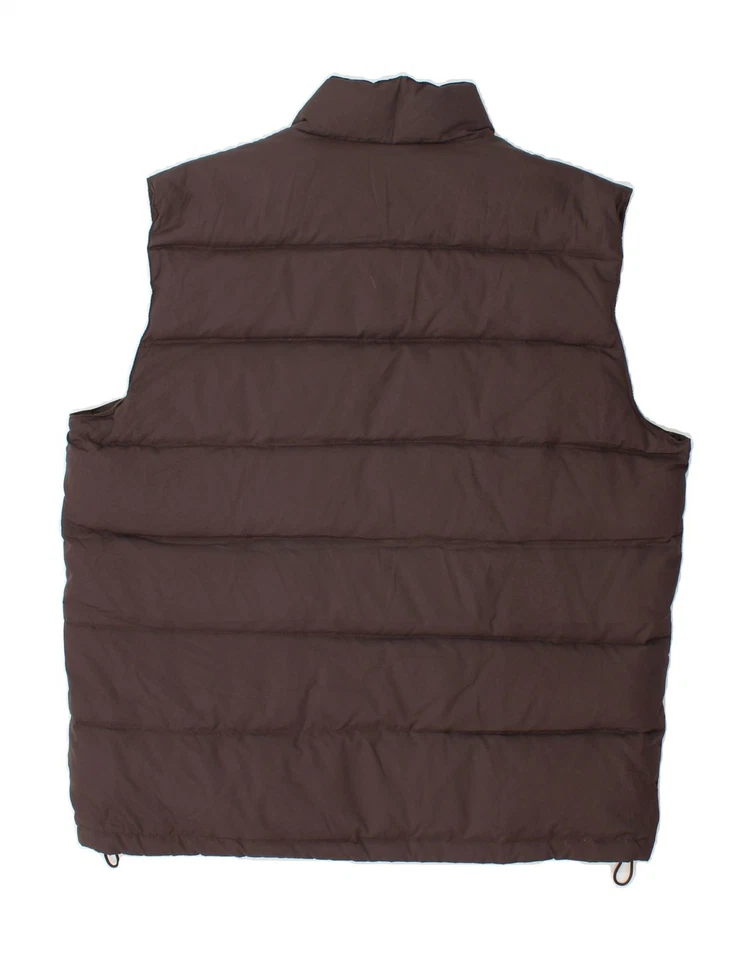 YORK Mens Milano Padded Gilet UK 42 XL Brown Polyester BN01 - Image 2 of 3