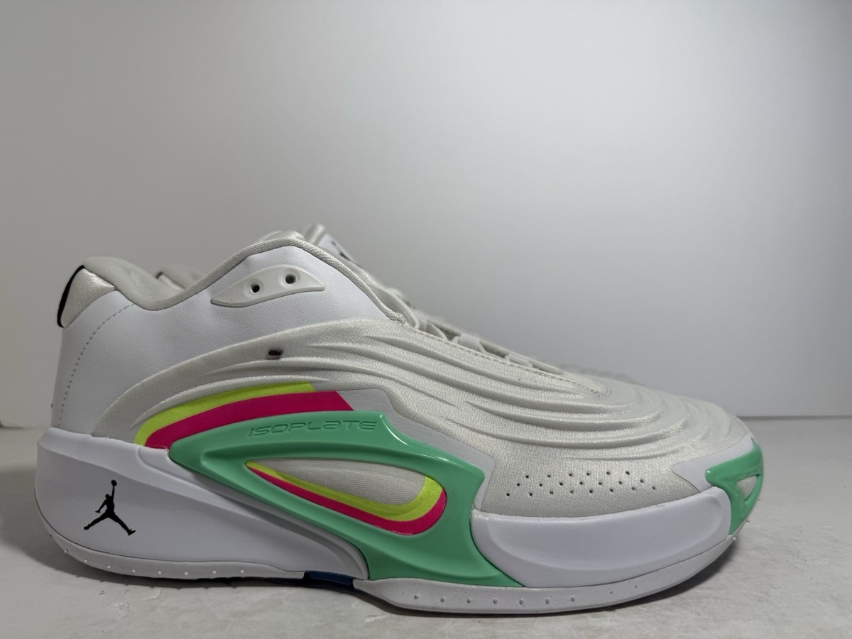 Nike Jordan Luka 3 Photo Finish White/Volt Glow Doncic Size 10.5