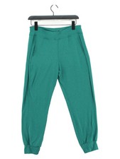 Sweaty Betty Women's Sports Bottoms M Green 100% Cotton Sweatpants