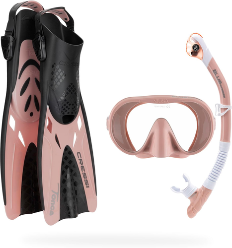 Cressi Explorer Snorkel Set - Lightweight and Easy to Use - Mask, Snorkel, and T - Picture 9 of 12