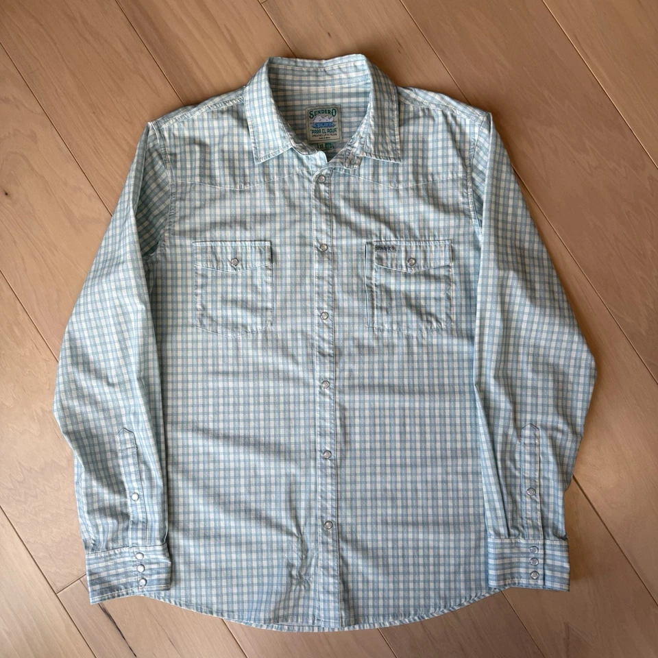 Sendero Provisions Pearl Snap Shirt XL Multicolor Para El Agua Long Sleeve - Image 2 of 4