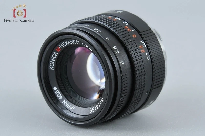 Lente de montagem Konica M-HEXANON 50mm f/2 Leica M [muito boa] - Imagem 3 de 4
