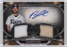 2021 Museum Collection Single-Player Dual Relic 46/271 Brandon Lowe Auto 0f5t