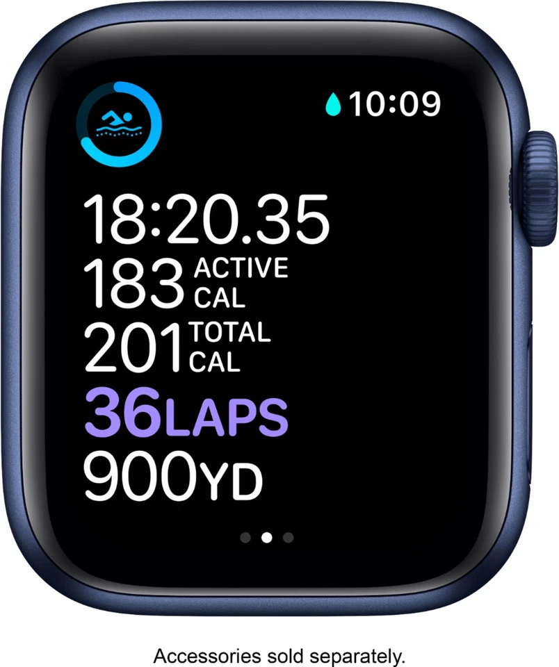 Apple Watch Series 6 Aluminum 40mm A2293 (GPS + Cellular) Blue (Excellent) - Image 3 of 3