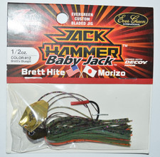 evergreen zman baby jack hammer chatterbait 1/2oz bladed jig Brett's bluegill