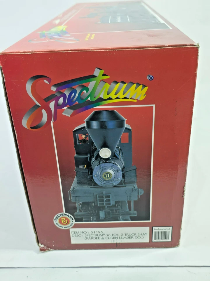Bachmann Spectrum G Scale 36 Ton Two Truck Shay Steam Locomotive Engine NEW - Image 3 of 4