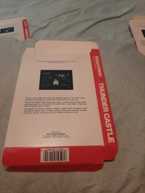 NEW ORIGINAL THUNDER CASTLE BOX for Intellivision - NEVER UNFLATTENED!