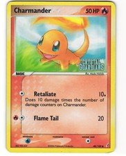 Charmander Stamped Reverse Holo Pokemon TCG Crystal Guardians 48/100 LP