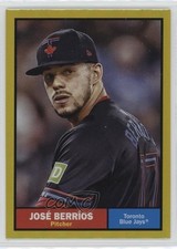 2024 Archives 1961 Topps Yellow Foilboard Jose Berrios José Berríos #60 4s3